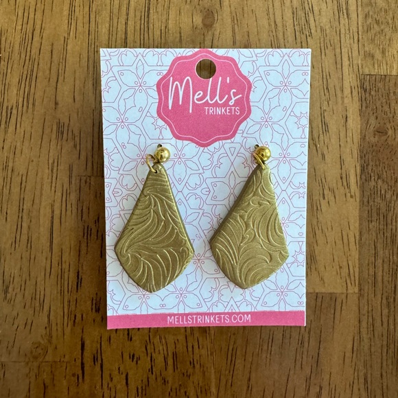 New Mell's Trinkets Lilly Pulitzer Inspired Earrings Pink Blossom Try Zest - Picture 6 of 8